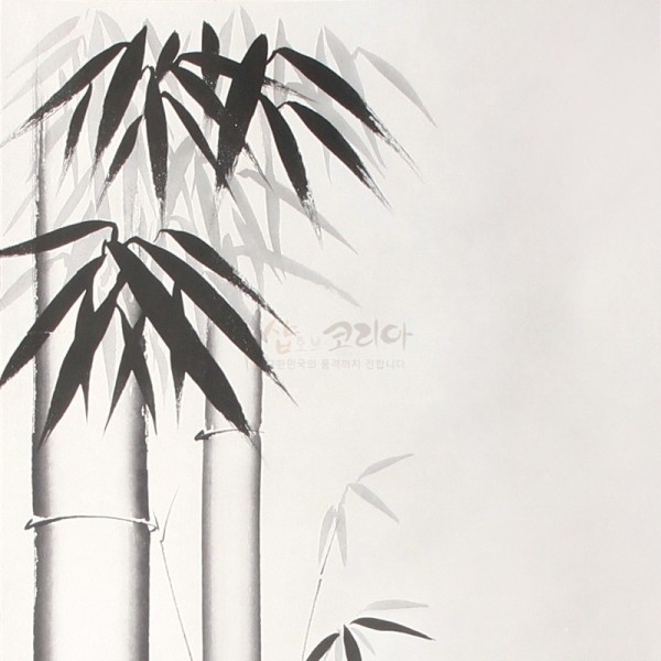 족자中-대나무 - 절개의 상징인 대나무의 곧은 모습