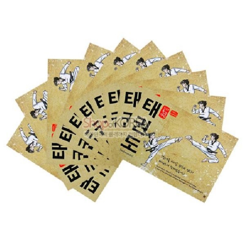 [10장 묶음] 한국의 아침 엽서 시리즈 - 태권도
