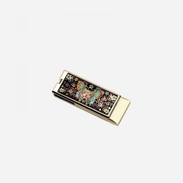 USB 자개매듭(8G,16G,32G)-채색나비 - 한국의 멋이 담긴 자개USB메모리