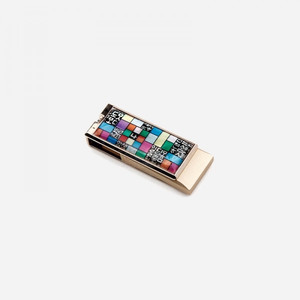 USB 자개매듭(8G,16G,32G)-훈민정음[조각보] - 한국의 멋이 담긴 자개USB메모리
