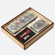 자개필함세트-나전으로 핀 모란(필함,명함함,usb32G)