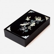 나전칠기 상감 메모함 - 매조