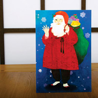 한국의 아침 엽서 시리즈 - 한복입은 산타할아버지