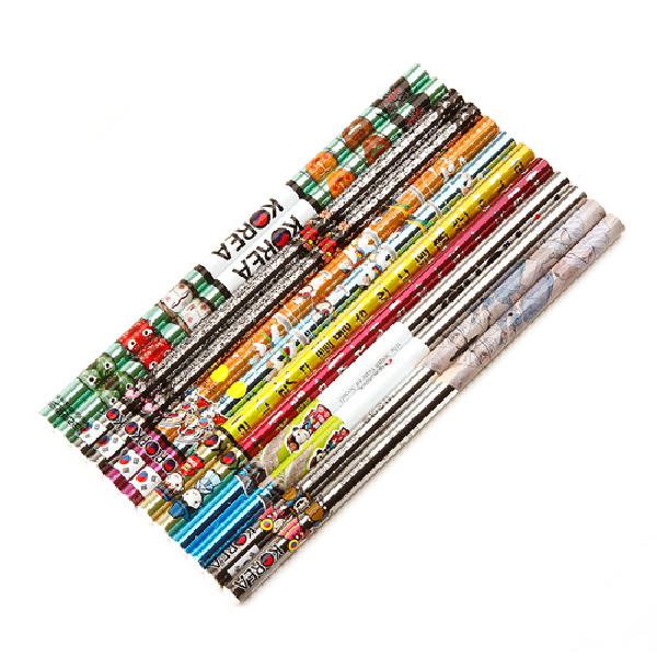 전통문양 연필12종세트 - 한국 전통문양 연필세트