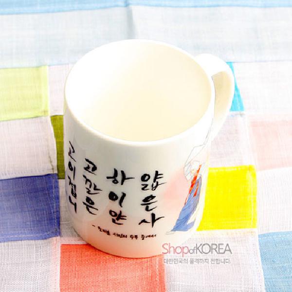 한국의 아침 머그컵 시리즈 - 승무 - 한국/한글/한복 전통문화상품