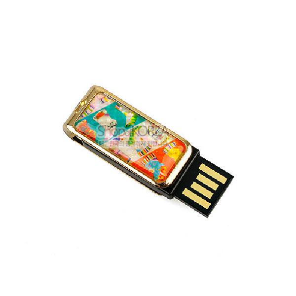 나전 USB메모리-꽃버선(8G) - 전통의 멋과 현대의 아름다움