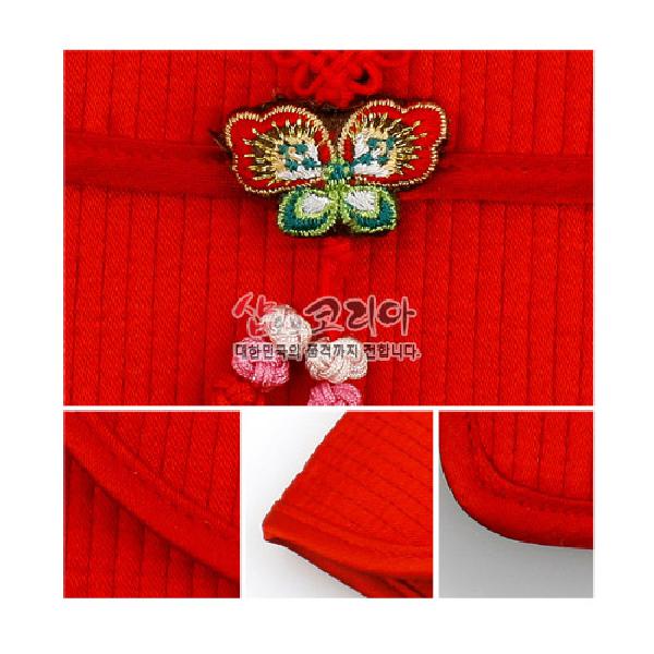 [소산당]누비수(秀) 지갑大-나비매듭[적색] - 나비 매듭을 예쁘게 만든 누비수지갑