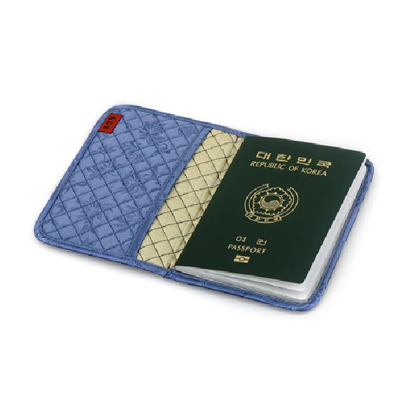 [소산당]누비수(秀)여권지갑 [청색] - 예쁜 누비지갑에 딱 맞는 여권