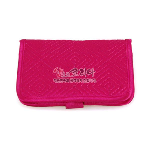 [소산당]누비수(秀)카드지갑 [분홍색] - 예쁜 디자인과 실용적인 지갑