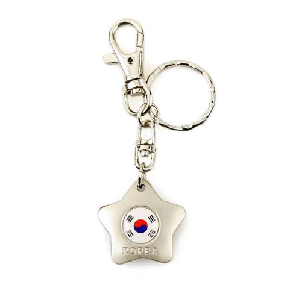 전통열쇠고리[별]-왕과왕비 - 한국적 전통 모습이 담긴 열쇠고리