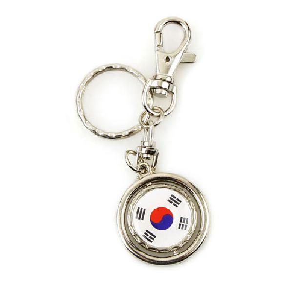 전통열쇠고리[원형]-왕과왕비 - 한국적 전통 모습이 담긴 열쇠고리