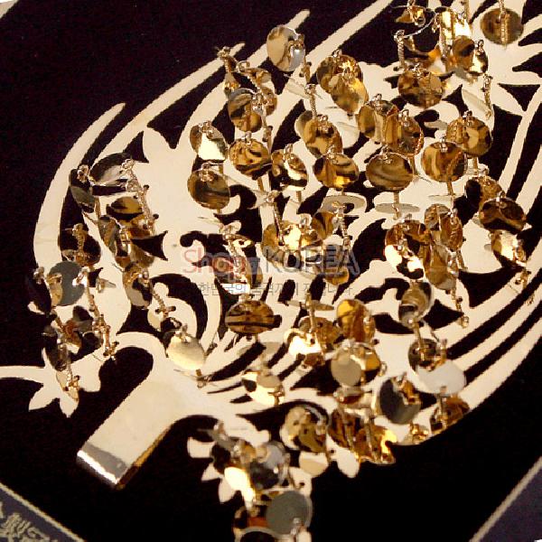 액자-금제관식(王)실물 - 백제의 금관장식을 그대로 담은 액자