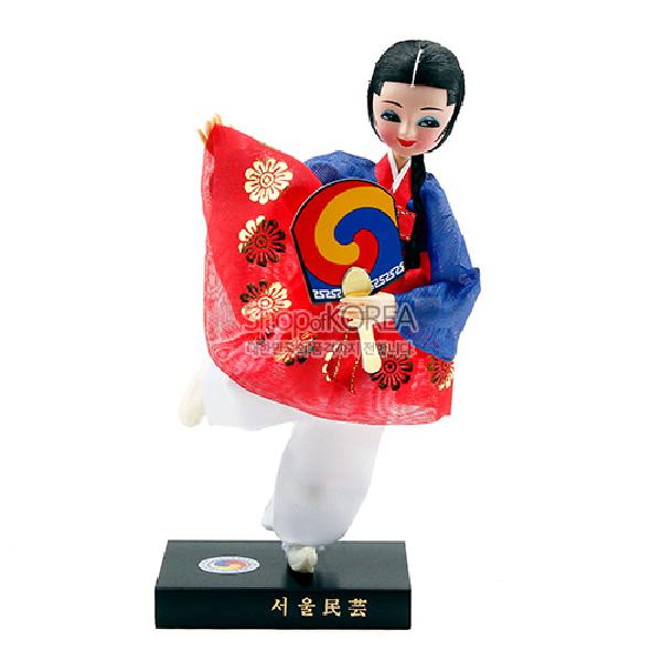 작은 한복 인형들-각시춤 - 한국의 전통의복을 재현한 한복인형
