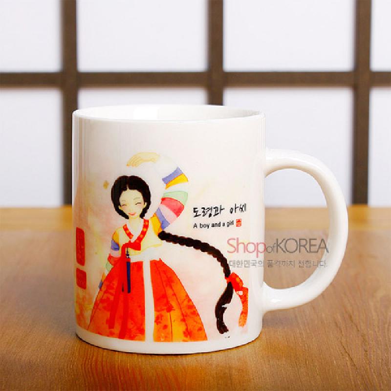 한국의 아침 머그컵 시리즈 - 도령과아씨