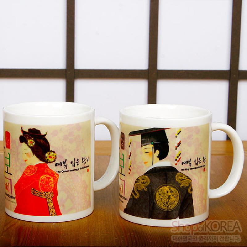 [세트]한국의 아침 머그컵 시리즈 - 예복입은왕, 왕비